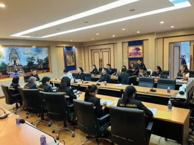 ประชุมเปิดตรวจ การตรวจสอบผลสัมฤทธิ์และประสิทธิภาพการจ่ายเงินช่วยเหลือผู้ประสบภัยพิบัติกรณีฉุกเฉิน ภัยอันเนื่องมาจากการกระทำของกองกำลังจากนอกประเทศ กรณีการซ่อมแซมบ้านของจังหวัดสระแก้ว